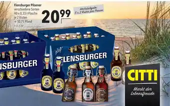 CITTI Markt Flensburger pilsener Angebot