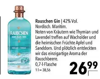 CITTI Markt Rauschen gin Angebot