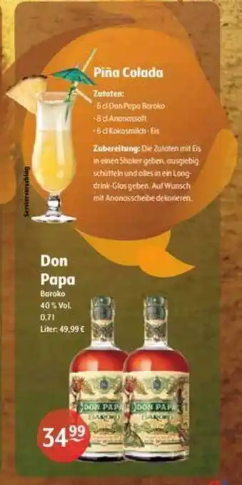 Getränke Hoffmann Don papa Angebot