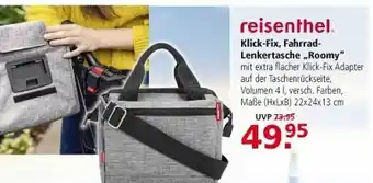 Multi Markt Reisenthel klick-fix, fahrrad-linkertasche „roomy“ Angebot