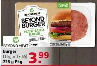 Multi Markt Beyond meat burger Angebot