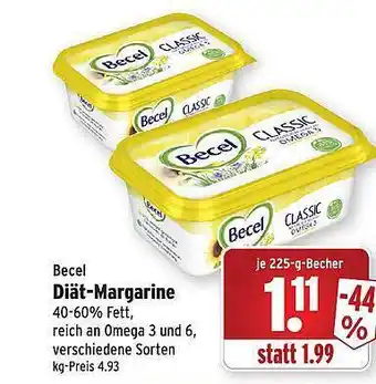 Wasgau Becel diät-margarine Angebot