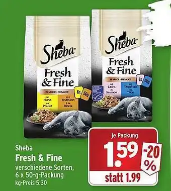 Wasgau Sheba fresh & fine Angebot