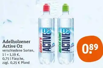 tegut Adelholzener Active O2, 0,75 L Flasche Angebot