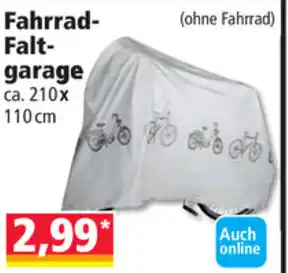 Norma Fahrrad Faltgarage Angebot