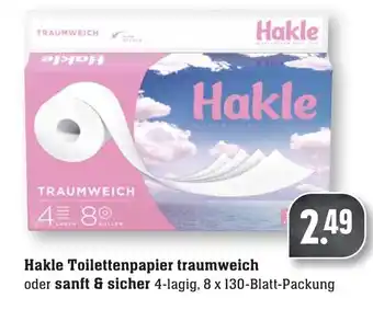 nah & gut Hakle Toilettenpapier traumweich oder sanft & sicher Angebot