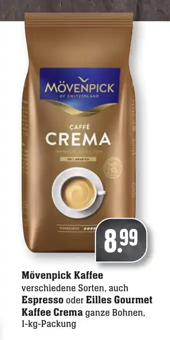 nah & gut Mövenpick Kaffee auch Espresso oder Eilles Gourmet Kaffee Crema 1kg Angebot