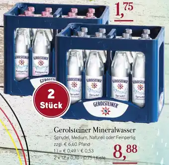 Dornseifer Gerolsteiner Mineralwasser 0,75L Angebot