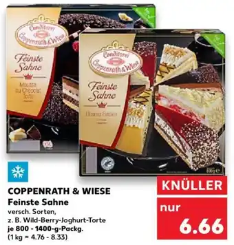 Kaufland Conditorei Coppenrath & Wiese Feinste Sahne 800-1400 g Packg. Angebot