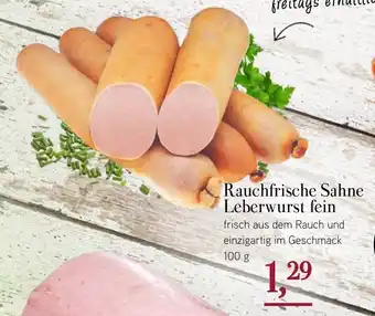 Dornseifer Rauchfrische Sahne Leberwurst fein 100g Angebot