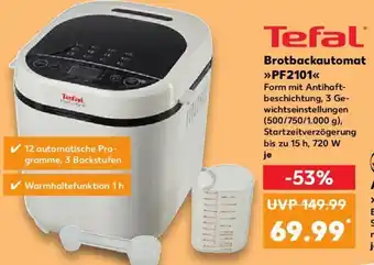 Kaufland Tefal Brotbackautomat ,,PF2101" Angebot