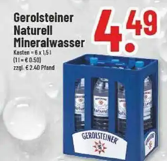 trinkgut Gerolsteiner natürliches mineralwasser Angebot