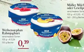 Dornseifer Weihenstephan Rahmjoghurt 150g Becher Angebot