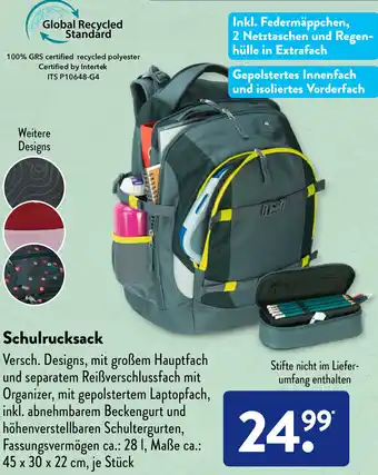 Aldi Süd Schulrucksack Angebot