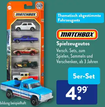 Aldi Süd Matchbox Spielzeugautos 5er Set Angebot