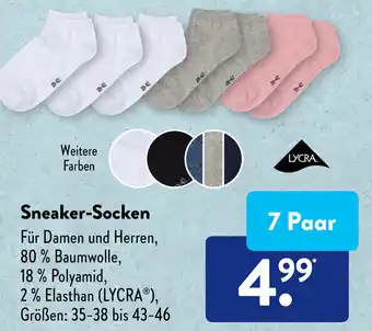 Aldi Süd Sneaker Socken Angebot