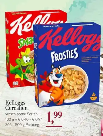 Dornseifer Kellogg's Cerealien 205-500g Angebot