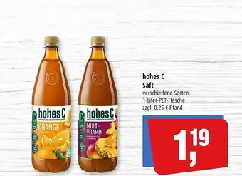 Markant Markt Hohes c saft Angebot