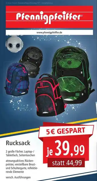 Pfennigpfeiffer Rucksack Angebot