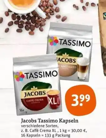 tegut Jacobs tassimo kapseln Angebot