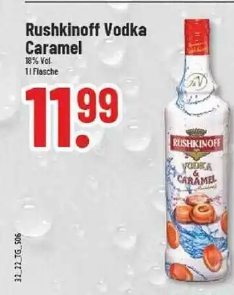 trinkgut Rushkinoff vodka caramel Angebot