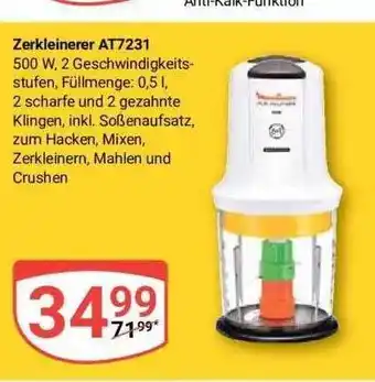 Globus Moulinex zerkleinerer at7231 Angebot