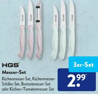 Aldi Süd HGS Messer Set 3er Set Angebot