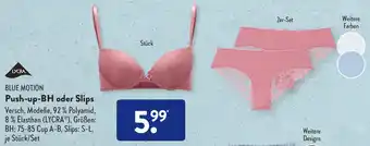 Aldi Süd Blue Motion Push-up-BH oder Slips Angebot