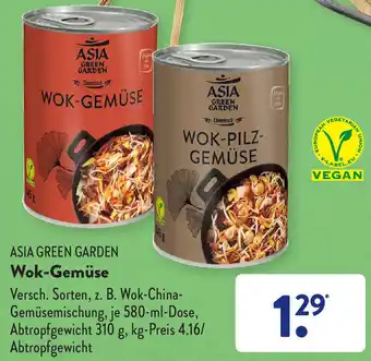 Aldi Süd Asia Green Garden Wok Gemüse 580 ml Dose Angebot