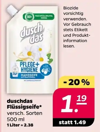 NETTO Duschdas Flussigseife 500ml Angebot