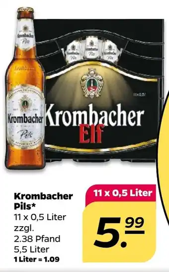 NETTO Krombacher Pils 11*500ml Angebot