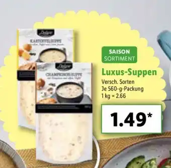 Lidl Saison Sortiment Luxus Suppen 560g Angebot