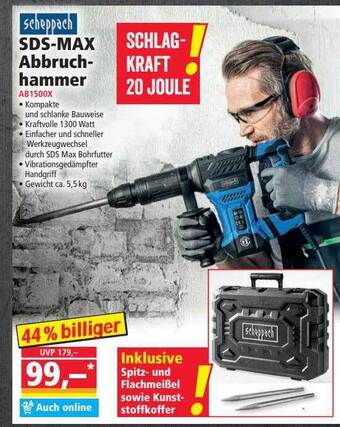 Norma Scheppach sds max abbruchhammer Angebot