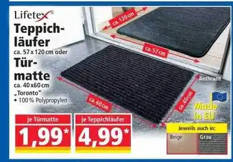 Norma Lifetex teppich-läufer tür-matte Angebot