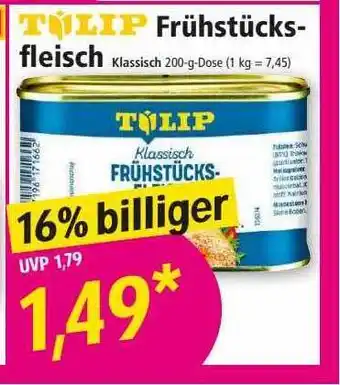 Norma Tulip frühstücks-fleisch Angebot