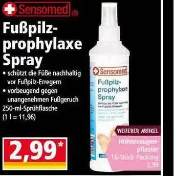 Norma Sensomed fußpilz-prophylaxe spray Angebot