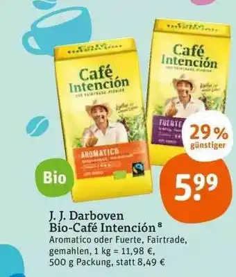 tegut J.j. barboven bio-café intención Angebot