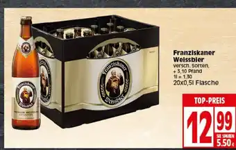 Elli Markt Franziskaner Weissbier 20*500 ml Angebot