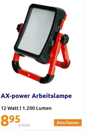 Action AX-power Arbeitslampe 12 Watt | 1.200 Lumen Angebot