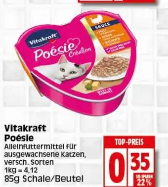 Elli Markt Vitakraft Poesie 85g Angebot