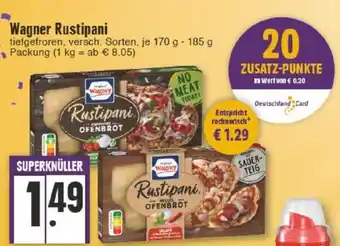 Edeka Wagner Rustipani 170/185g Angebot