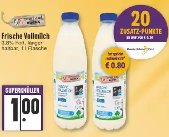 Edeka Frische Vollmilch 1L Angebot