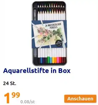 Action Aquarellstifte in Box 24 St. Angebot