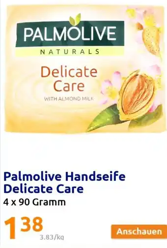 Action Palmolive Handseife Delicate Care 4x90 Gramm Angebot