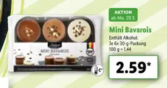 Lidl Mini Bavarois 6x 30g Packung Angebot