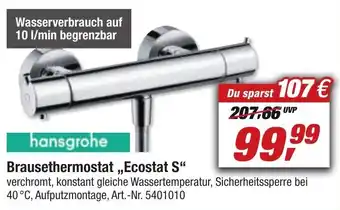 toom Baumarkt hansgrohe Brausethermostat ,,Ecostat S" Angebot