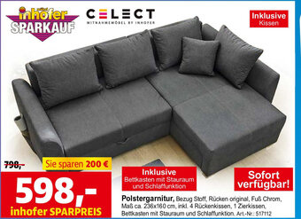 Möbel Inhofer Celect Polstergarnitur Angebot