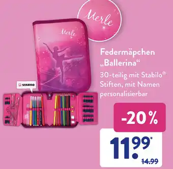 Aldi Süd Merle Federmäpchen ,,Ballerina" Angebot