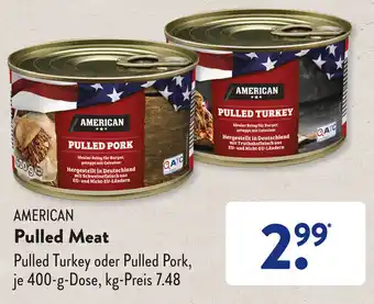 Aldi Süd American Pulled Meat 400 g Dose Angebot