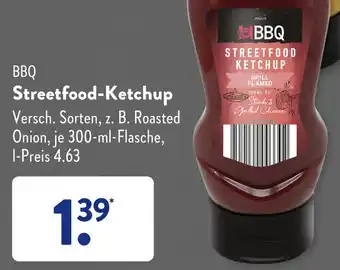 Aldi Süd BBQ Streetfood Ketchup 300 ml Flasche Angebot